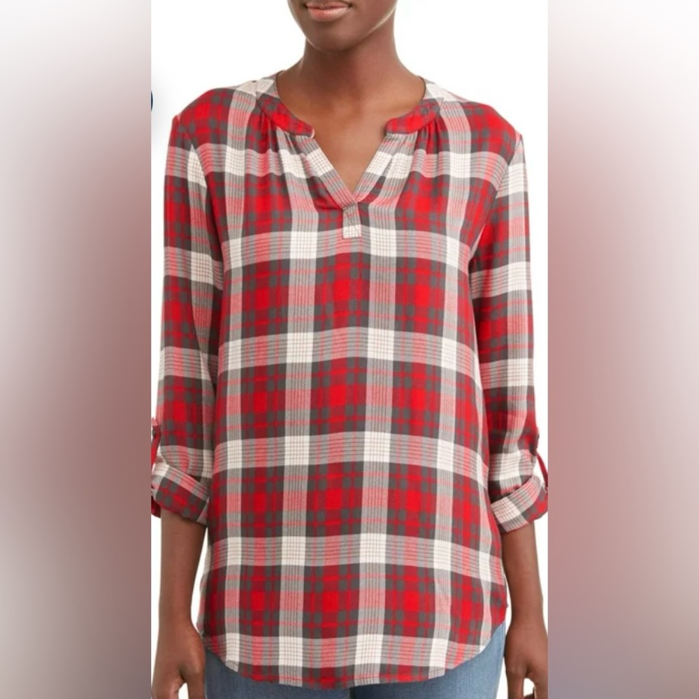 Time and Tru Women’s Popover Tunic Top